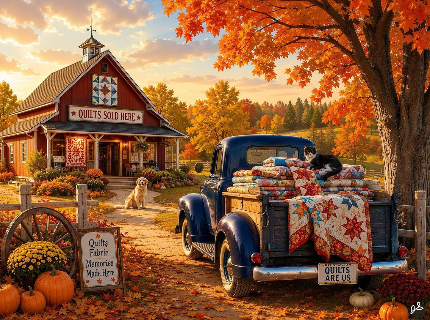 Quilts Sold Here 1000 pc Jigsaw Puzzle