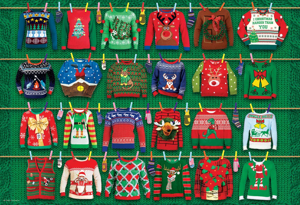 Ugly Christmas Sweaters Tin