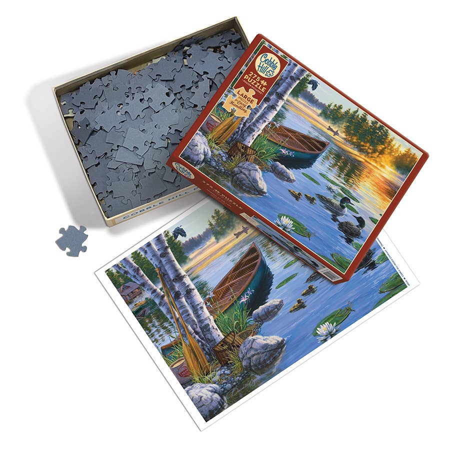 Morning on the Lake 275-Piece Cobble Hill Puzzle
