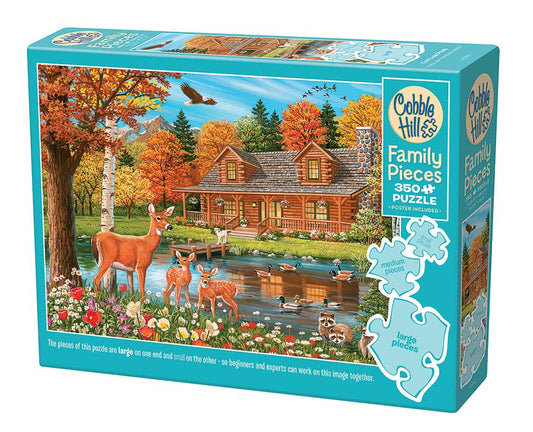Cottage Pond (Family) 350 Piece Cobble Hill Puzzle