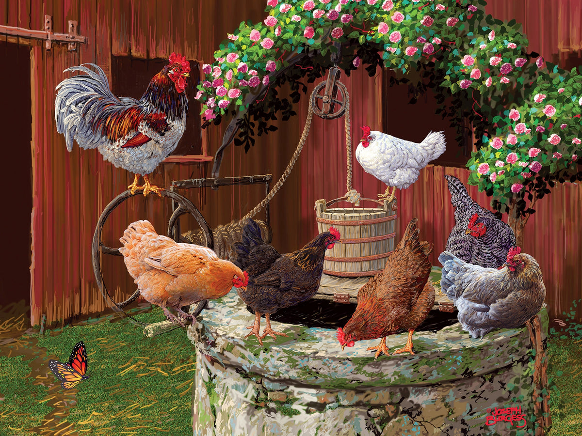 The Chickens Are Well 275-Piece Cobble Hill Puzzle