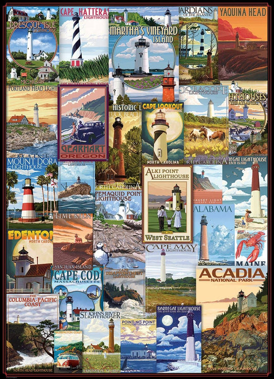 Lighthouses Vintage Posters