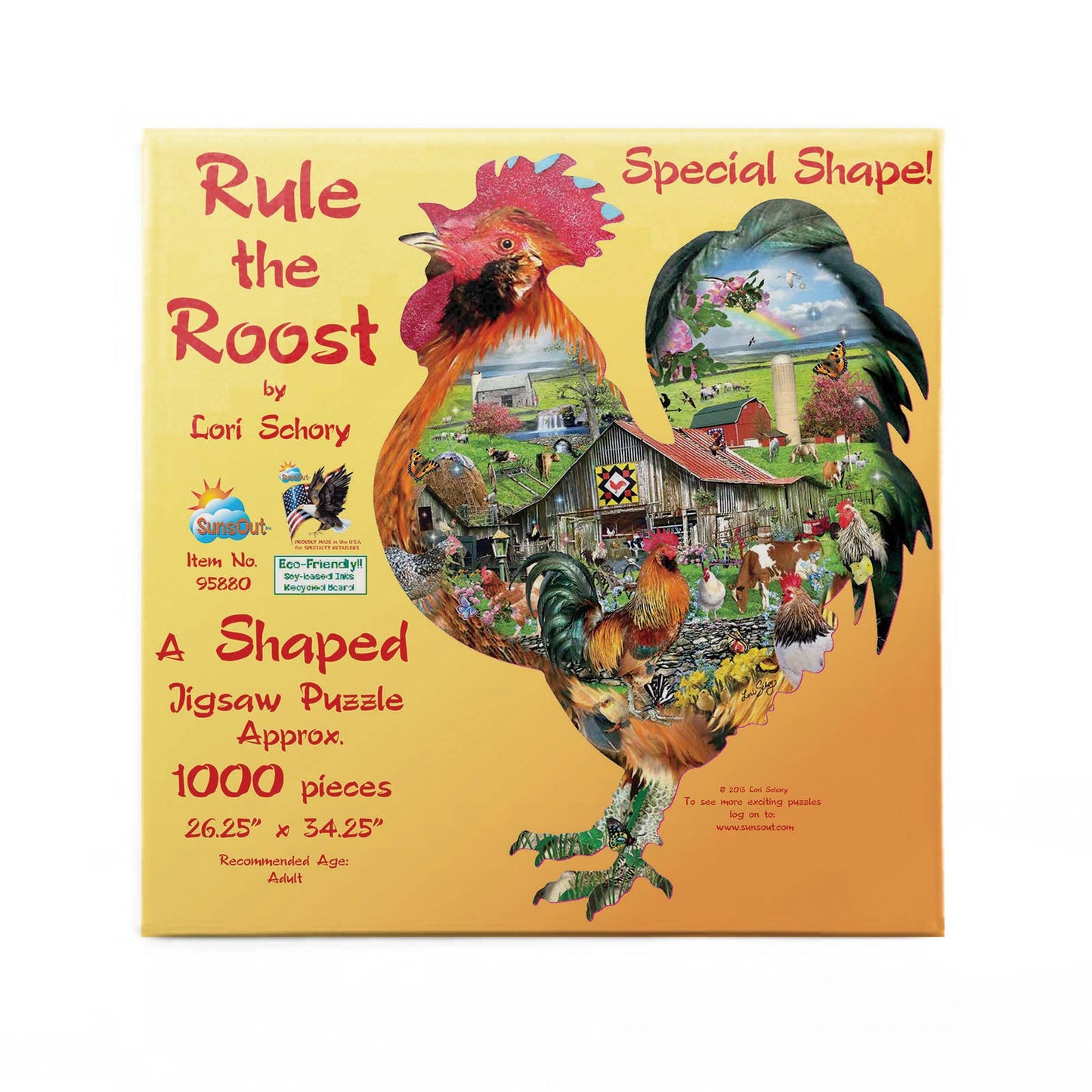 0313 Rule the Roost SHAPED Puzzle
