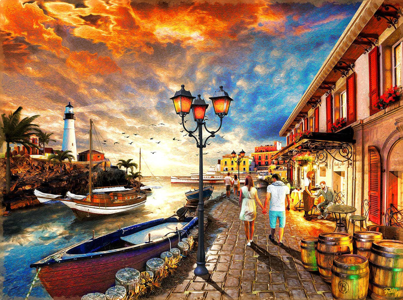 5157 Harborside Stroll 1000 pc Puzzle