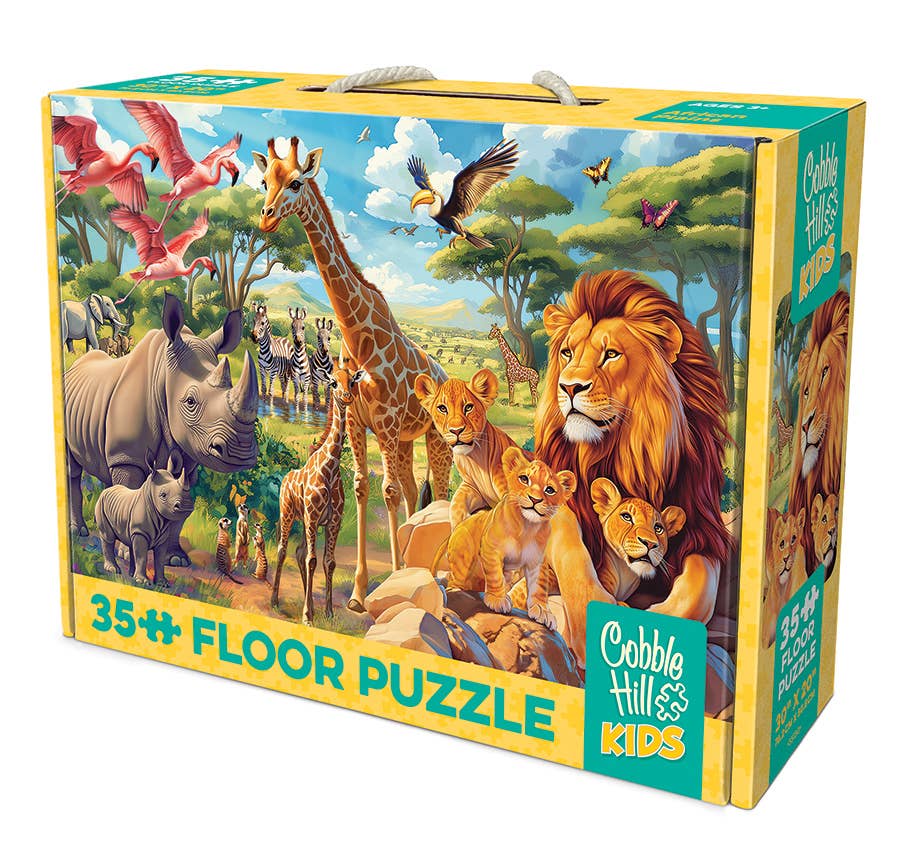 African Plains (35-Piece) Floor Puzzle Ages 3+