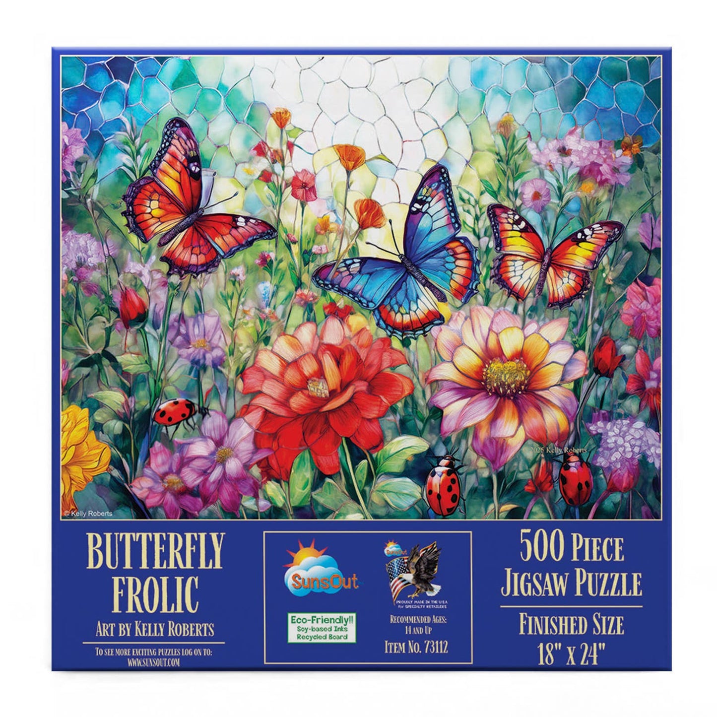 Butterfly Frolic 500 pc Puzzle