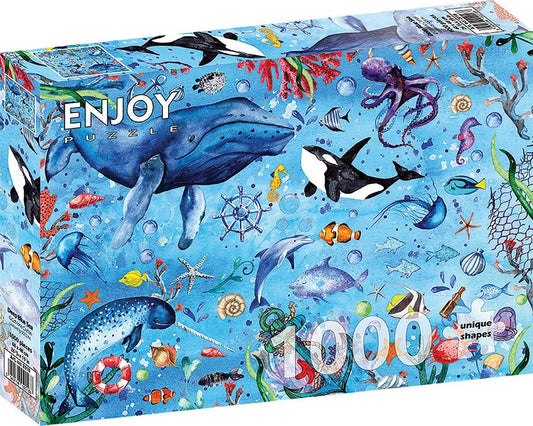 Deep Blue Sea 1000-Piece Enjoy Puzzle
