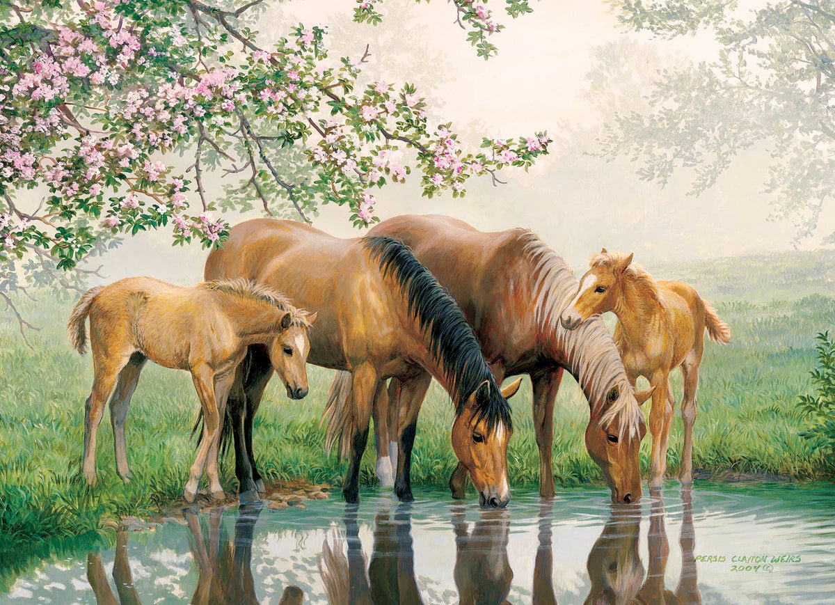 Watering Hole (Tray) 35-Piece Cobble Hill Puzzle