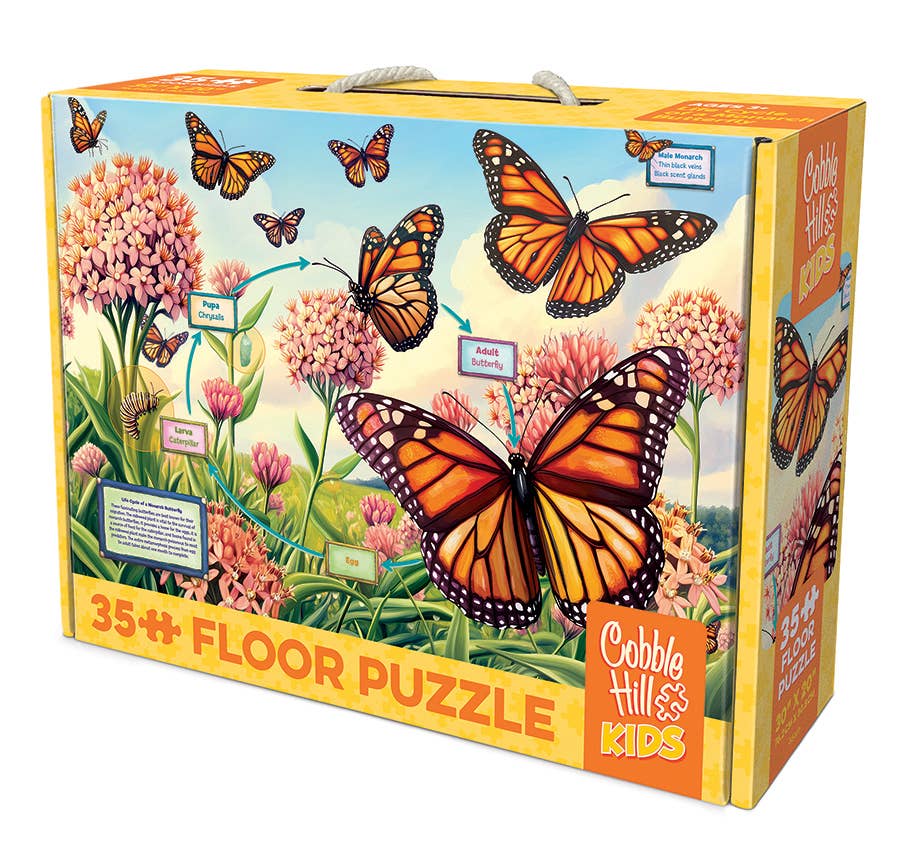 Life Cycle of a Monarch (35-Piece) Cobble Hill Floor Puzzle