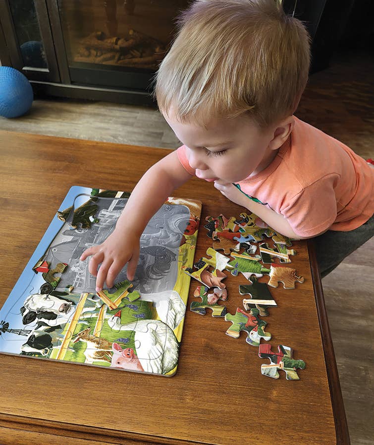 Farmyard Welcome (tray) 35-Piece Puzzle