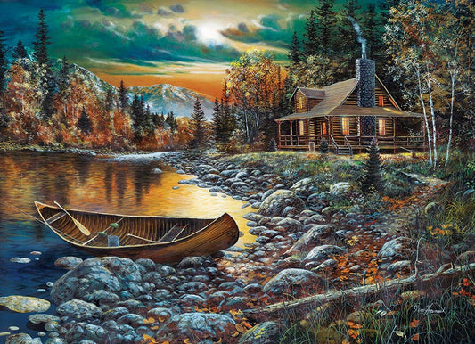 High Country Retreat 1000-Piece Cobble Hill Puzzle