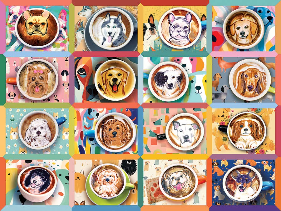 Puppy Lattes 275pc puzzle