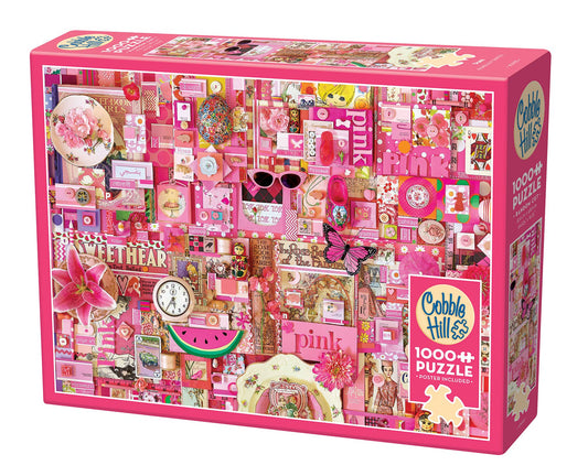 Pink 1000-Piece Cobble Hill Puzzle