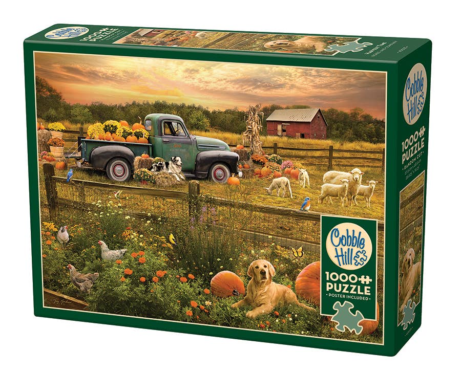 Harvest Time 1000-Piece Cobble Hill Puzzle