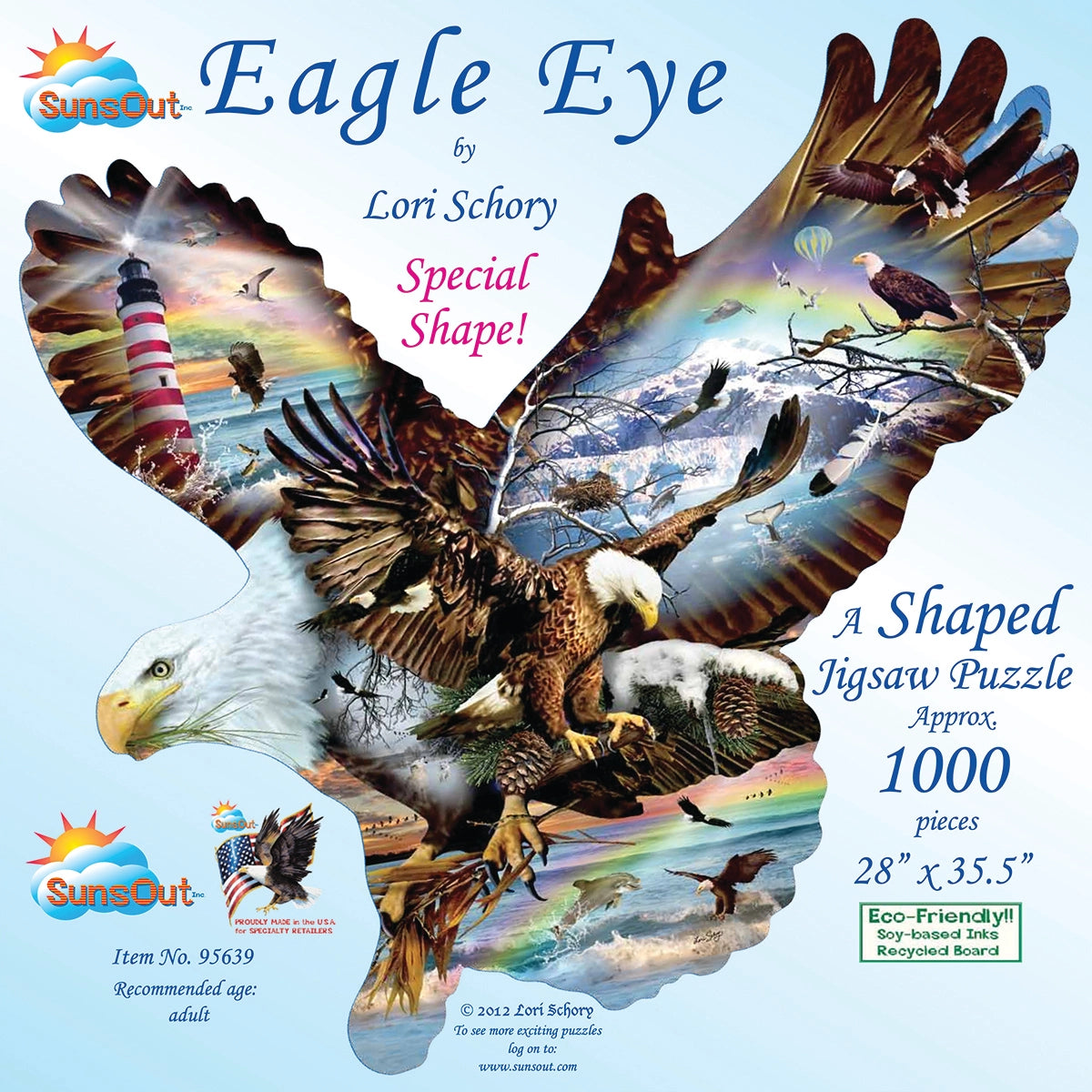 Eagle Eye Shaped Puzzle