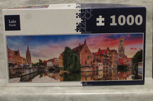 Burgess at Dramatic Sunset, Belguim, Panorama