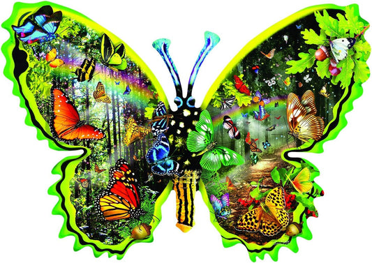 Butterfly Migration 1000 Piece Shaped