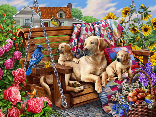 Dogs and Quilts 1000 Piece