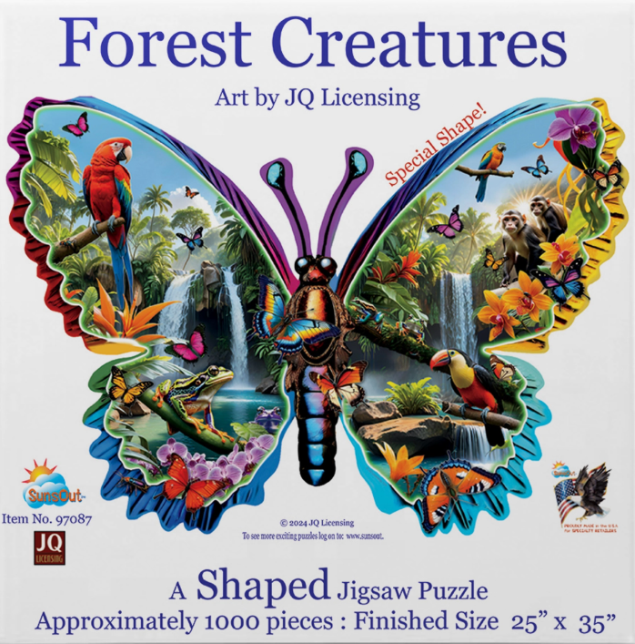 Forest Creatures 1000 Piece Shape