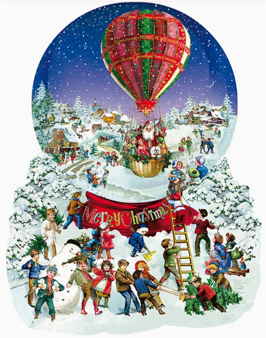 Old Fashioned Snow Globe 1000 Piece Shaped