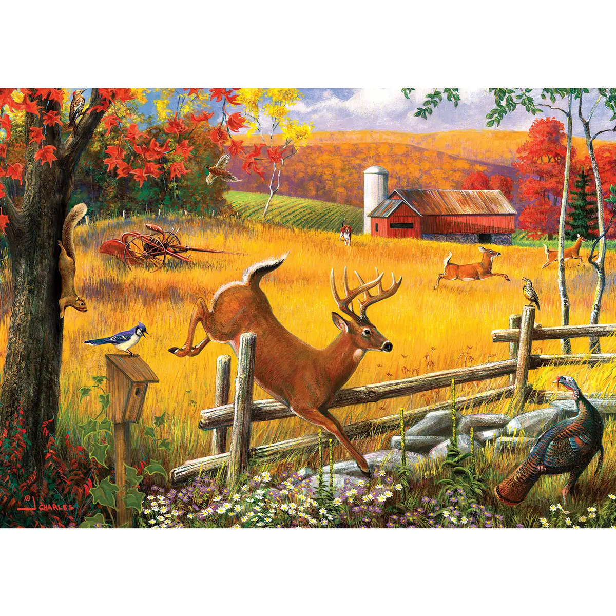 The Big Leap (Tray) 35-Piece Cobble Hill Puzzle