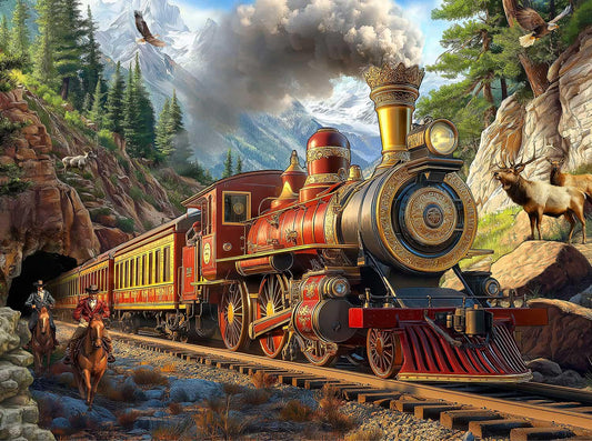 Western Train 1000 Piece