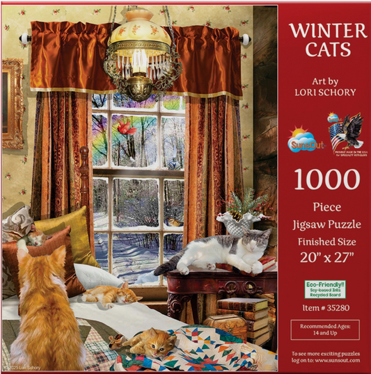 Winter Cats 1000 Piece