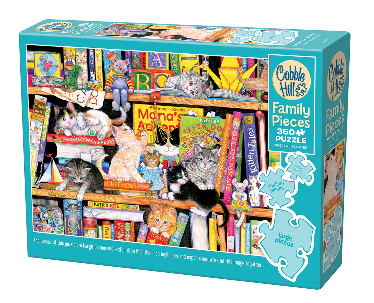 Storytime Kittens (Family) 350 Piece Cobble Hill Puzzle