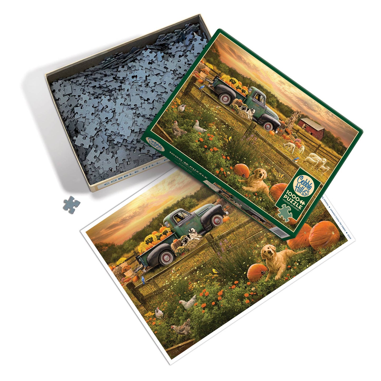 Harvest Time 1000-Piece Cobble Hill Puzzle