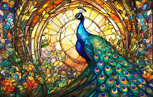 1271 SG Zoo - Peacock 550 pc Puzzle