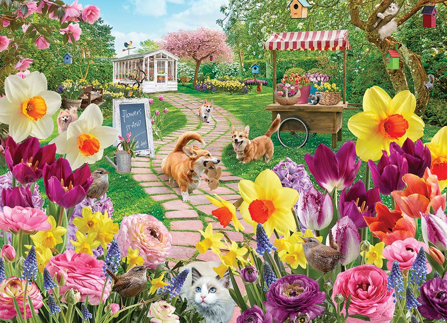 Springtime Frolic 1000pc puzzle