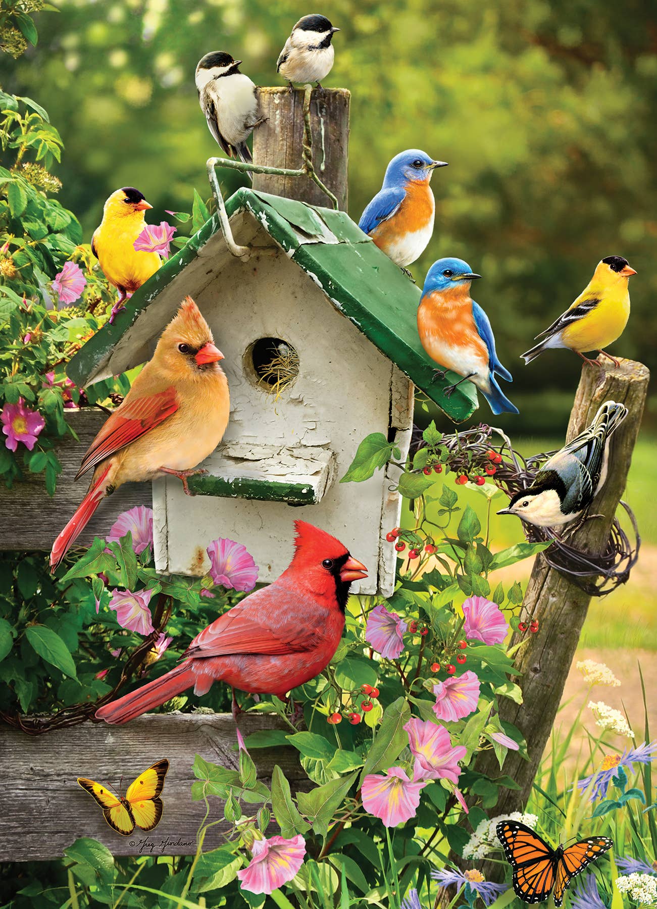 Summer Birdhouse 500-Piece Puzzle