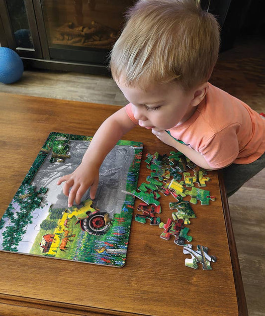 Red Tractor (tray) 35-Piece Cobble Hill Puzzle