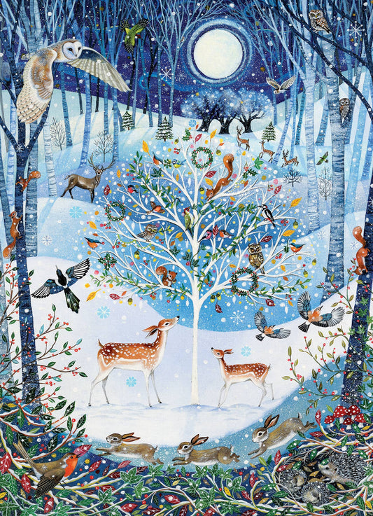 Winter Woodland 500-Piece Cobble Hill Puzzle