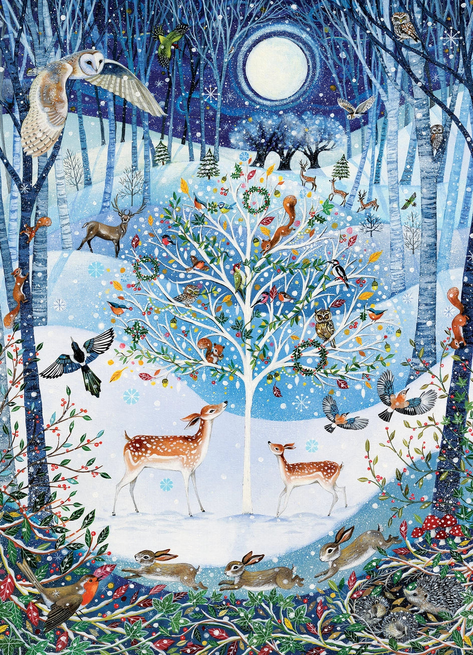 Winter Woodland 500-Piece Cobble Hill Puzzle