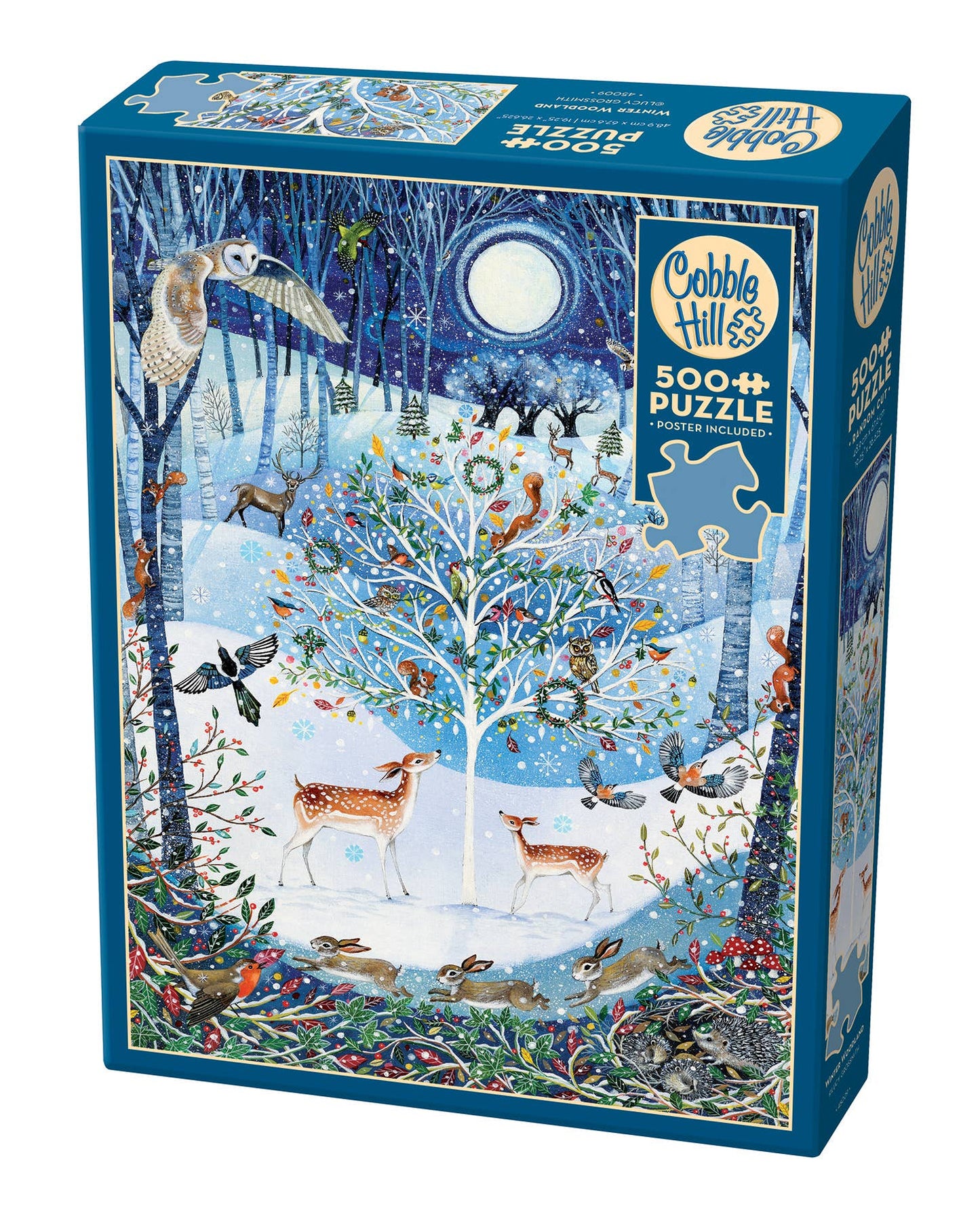 Winter Woodland 500-Piece Cobble Hill Puzzle