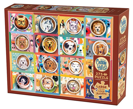 Puppy Lattes 275pc puzzle