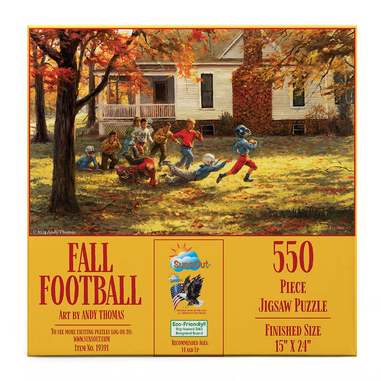 Fall Football 550 Pc Puzzle