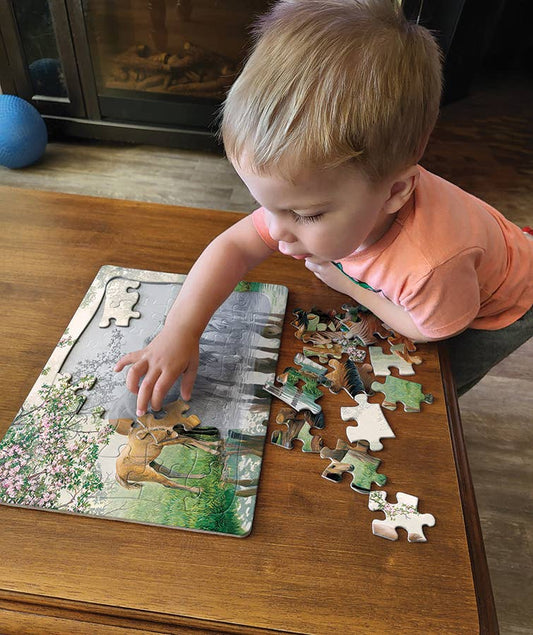 Watering Hole (Tray) 35-Piece Cobble Hill Puzzle
