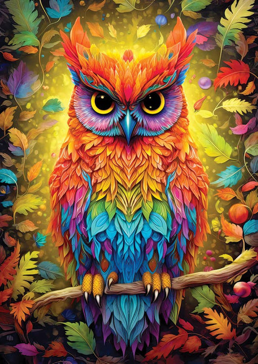 Autumnal Owl 1000-Piece Enjoy Puzzle