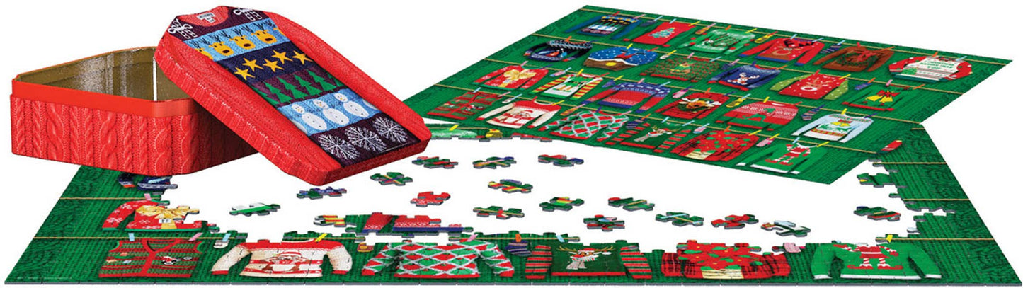 Ugly Christmas Sweaters Tin