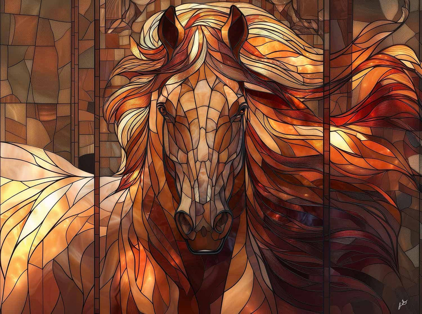 1005 Wild Stallion 1000 pc Puzzle