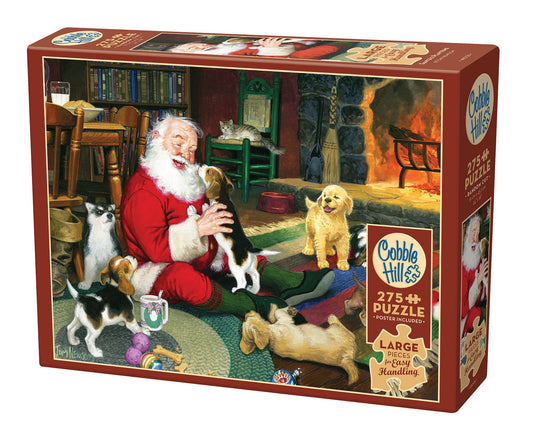 Santa's Playtime 275-Piece Cobble Hill Puzzle
