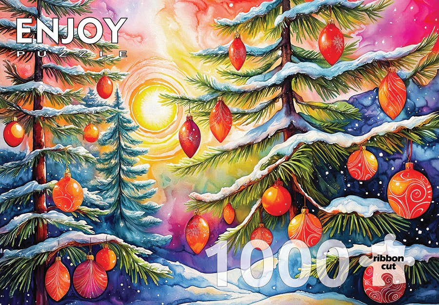 Christmas Sunrise 1000-Piece Enjoy Puzzles