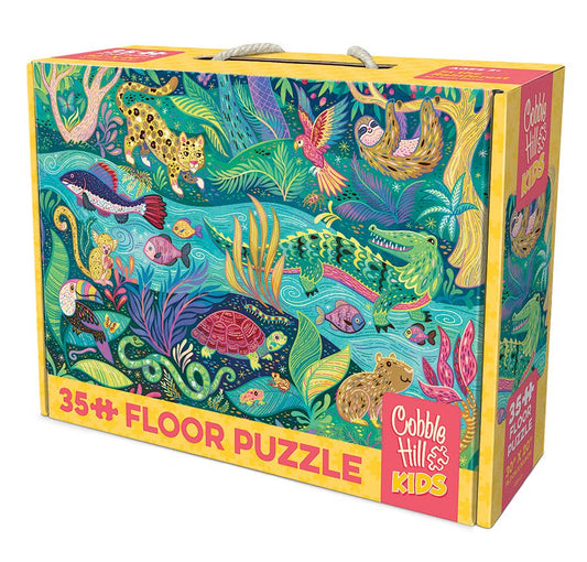 In the Rainforest (35-Piece) Floor Puzzle Ages 3+