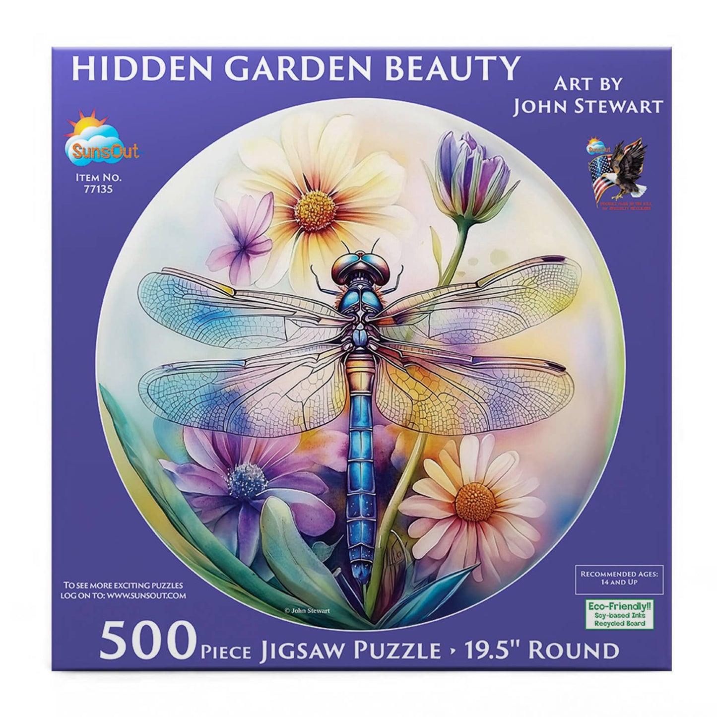 5559 Hidden Garden Beauty 500 PC Puzzle