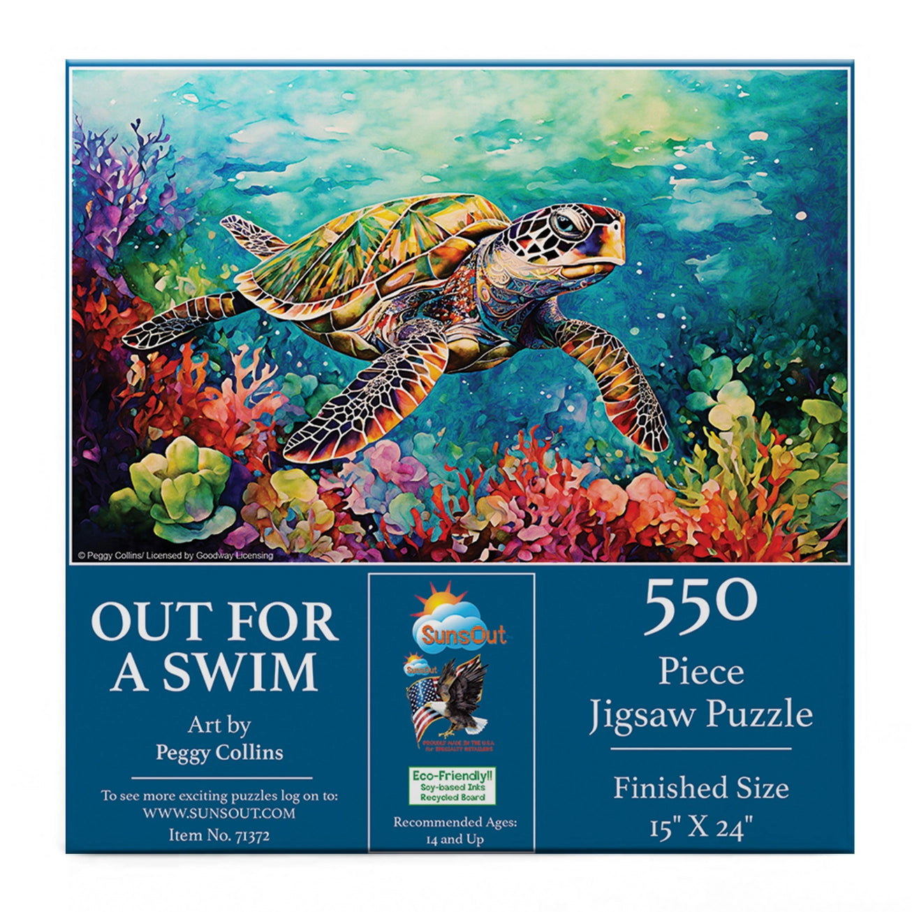 Out For A Swim 550 Pc Puzzle