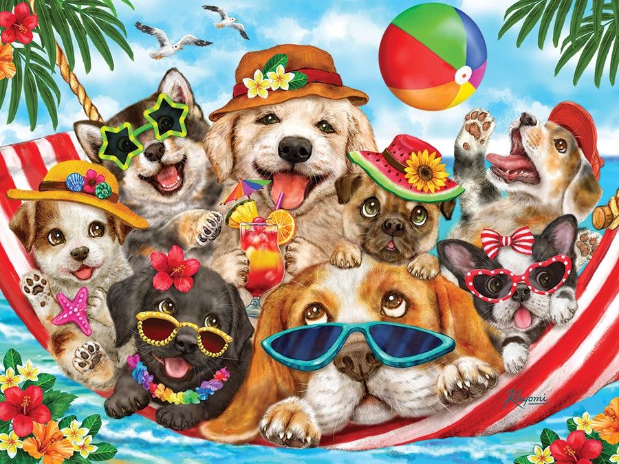 Hammock Party 275-Piece Cobble Hill Puzzle