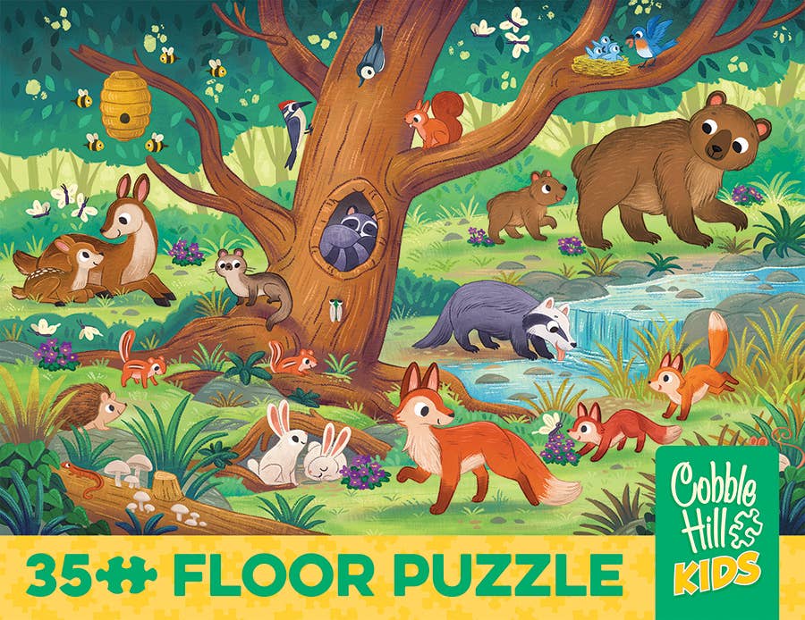 Bear and Friends (35-Piece) Cobble Hill Floor Puzzle