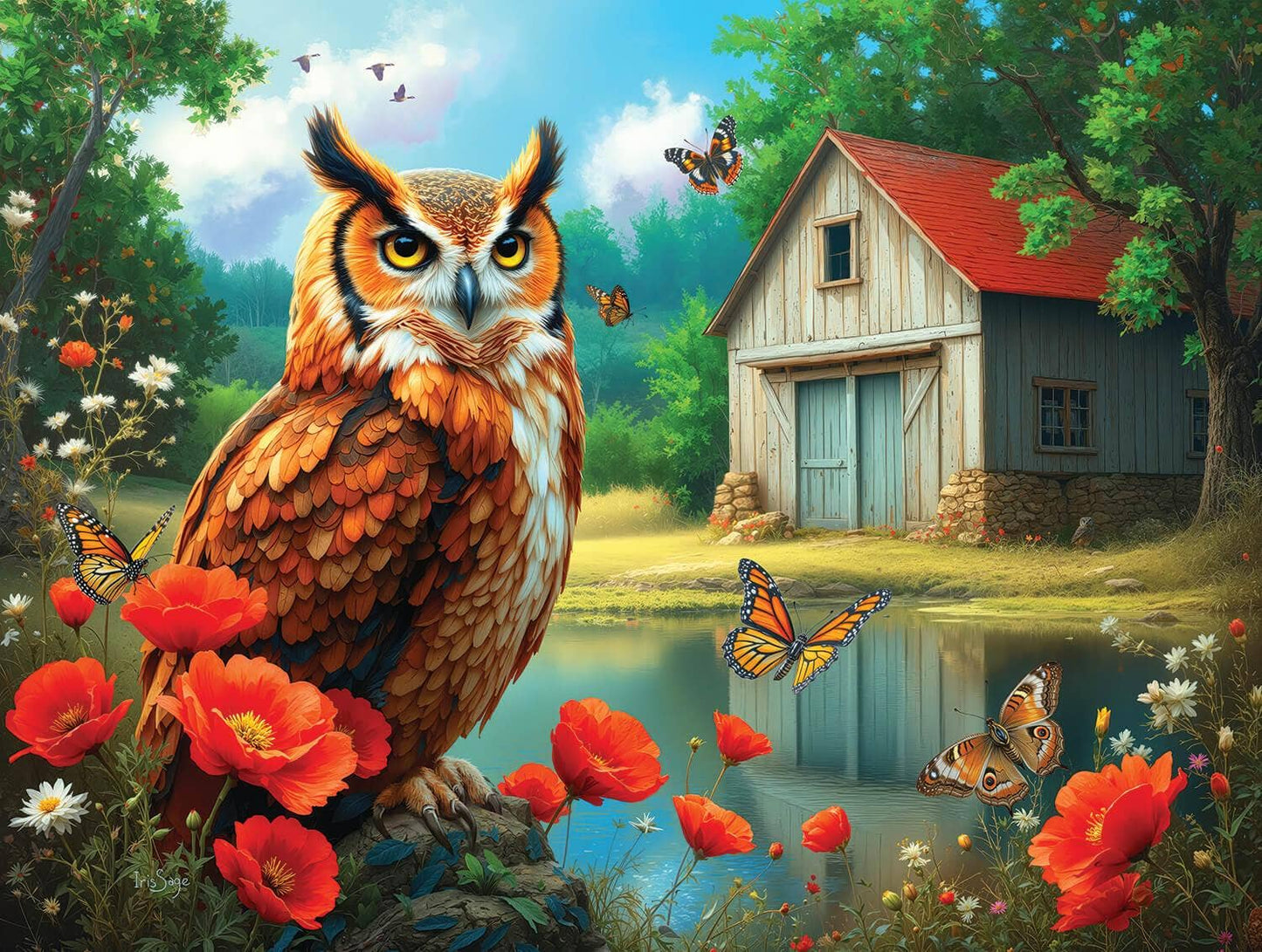 5143 Owl's Gaze 300 pc Jigsaw Puzzle